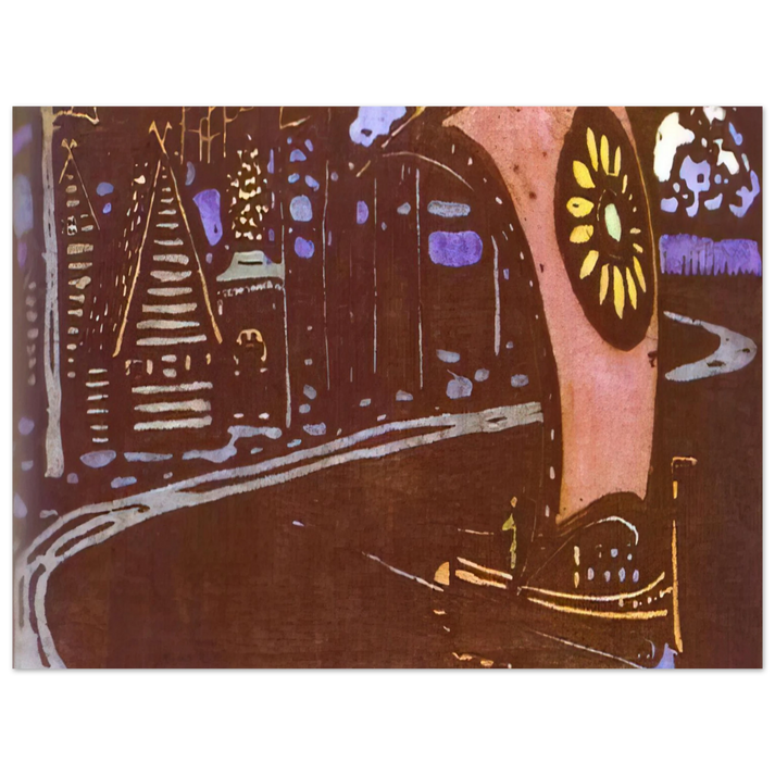 Wassily Kandinsky - THE GOLDEN SAIL 1903 75x100 cm / 30x40inches Fine Art Poster