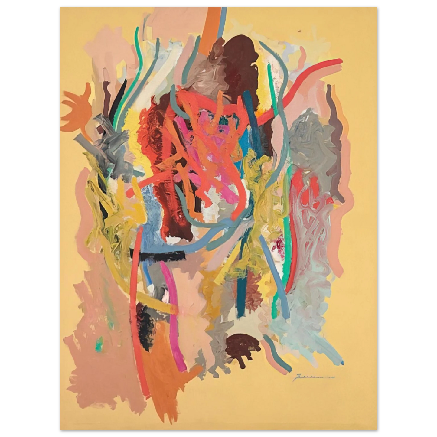 John Ferren - The Changeling - 1964 Fine Art Poster - Default Title