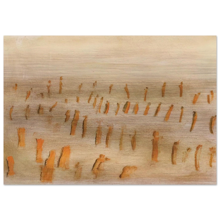 UNTITLED 3 - Henri Michaux Brushed Aluminum Print - 70x100 cm / 28x40 inches | Henri Michaux Aluminum Print | Henri Michaux Prints