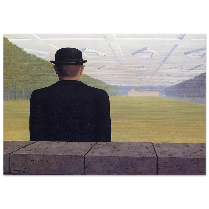 THE GREAT CENTURY 1954 - Rene Magritte Brushed Aluminum Print - 70x100 cm / 28x40 inches | Rene Magritte Aluminum Print | Rene Magritte Prints