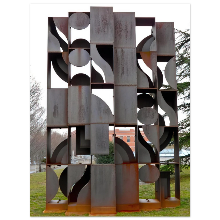 Louise Nevelson - ATMOSPHERE AND ENVIRONMENT X 1969 75x100 cm / 30x40inches Fine Art Poster