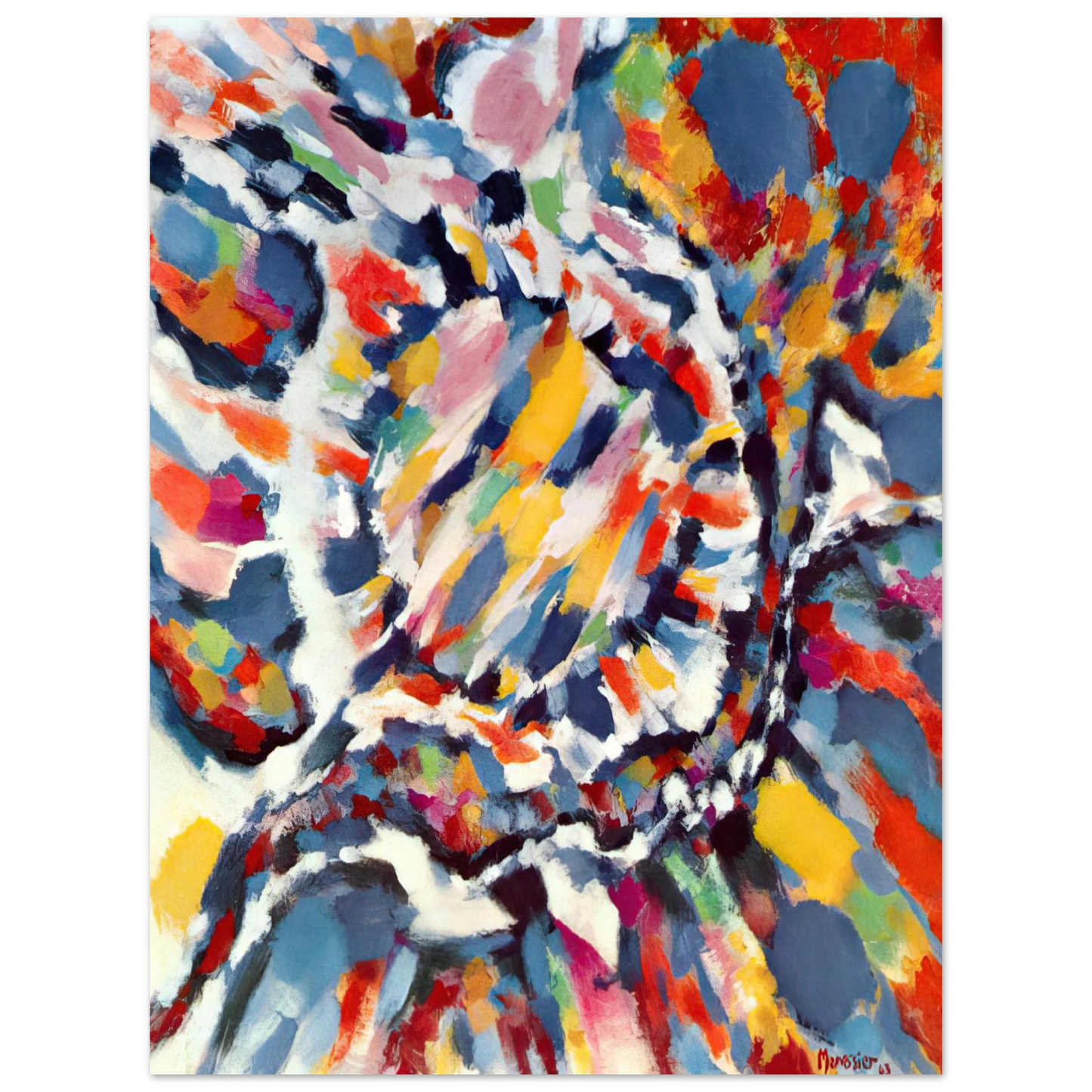 Alfred Manessier - La Sève - 1963 Fine Art Poster - Default Title