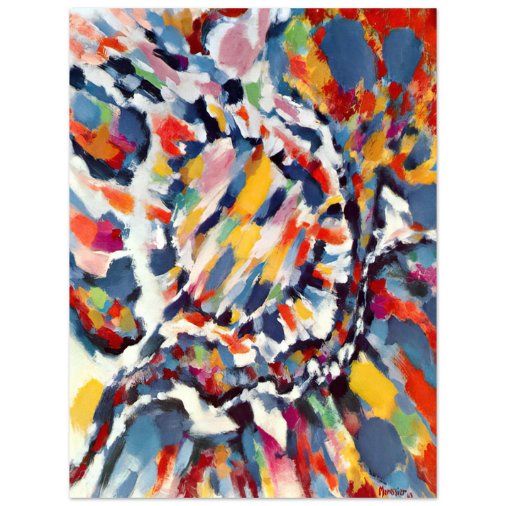 Alfred Manessier - La Sève - 1963 75x100 cm / 30x40inches Fine Art Poster