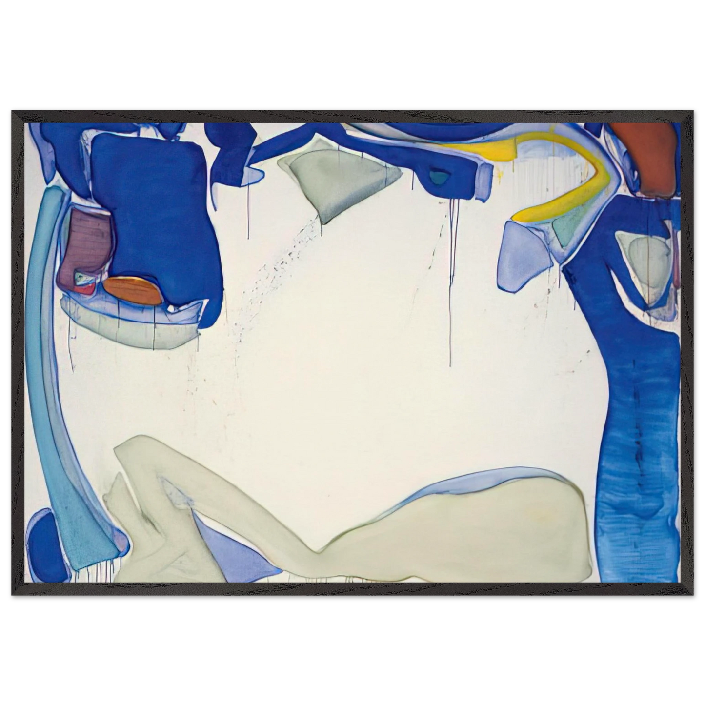 Mantis - Sam Francis Framed Art Print – Black Wooden Frame - Default Title - -Framed Art Print