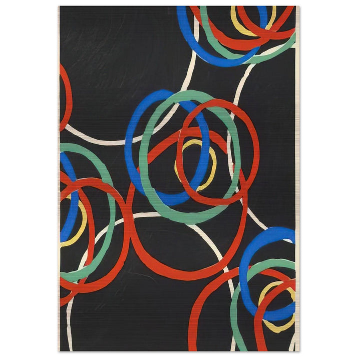 DESIGN - Sonia Delaunay Brushed Aluminum Print - 70x100 cm / 28x40 inches | Sonia Delaunay Aluminum Print | Sonia Delaunay Prints