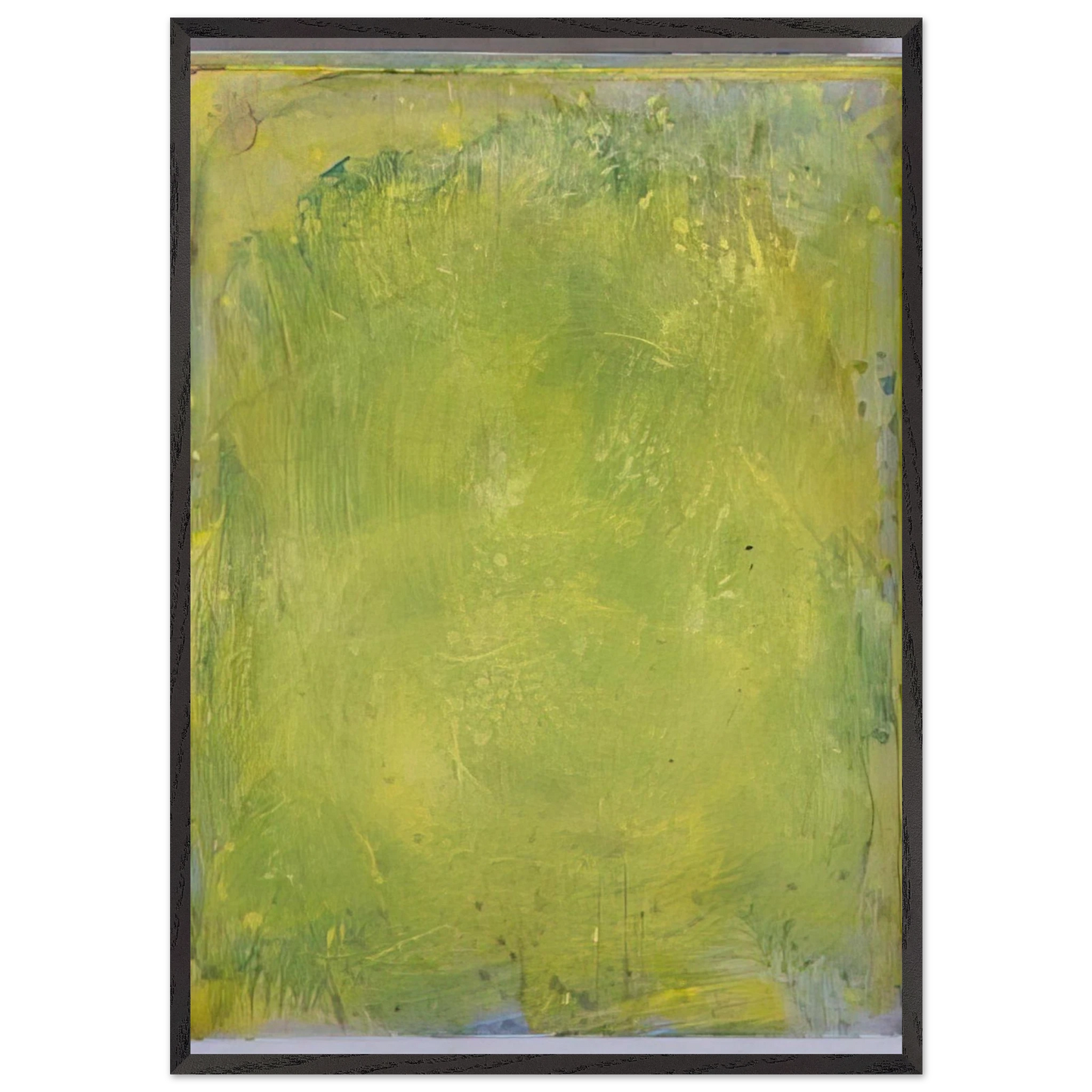 FARBWANNE 1984 - Gotthard Graubner 70x100 cm / 28x40 inches Framed Art Print – Black Wooden Frame