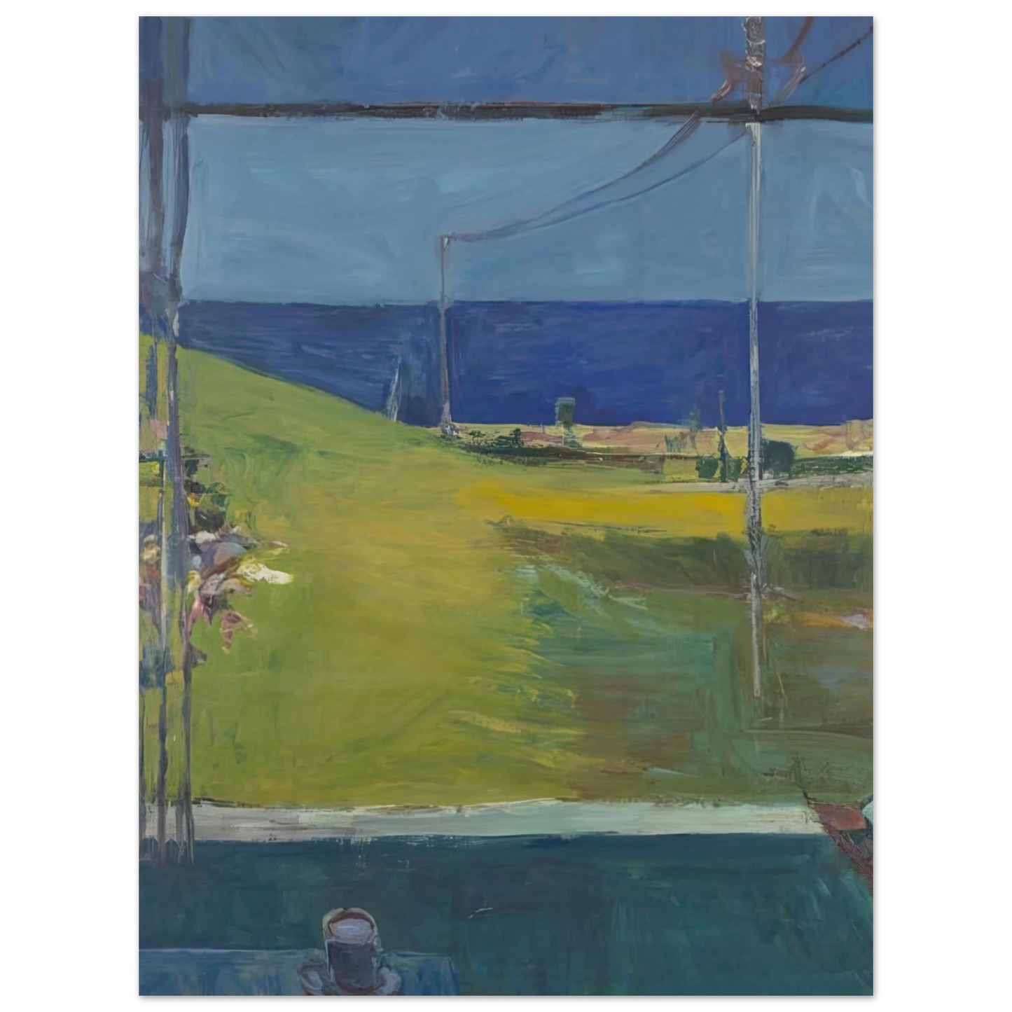 Richard Diebenkorn - Ocean from a Window Fine Art Poster - Default Title