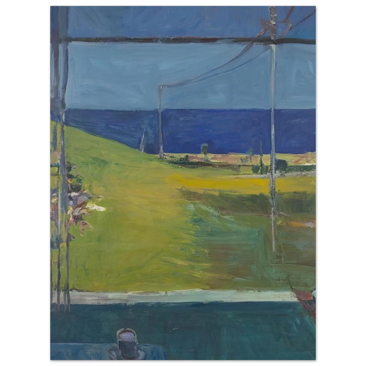 Richard Diebenkorn - Ocean from a Window 75x100 cm / 30x40inches Fine Art Poster