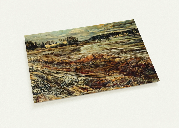 DIVIDED AND DIVIDED By Ivan Albright Pack of 10 Post Cards | Ivan Albright Post Cards | A6 (10.5 x 14.8 cm) - 4.1 x 5.8 inches