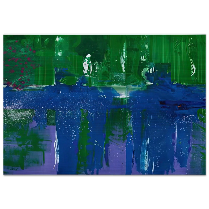 Grotto, 1990- - Helen Frankenthaler Brushed Aluminum Print - 70x100 cm / 28x40 inches | Helen Frankenthaler Aluminum Print | Helen Frankenthaler Prints