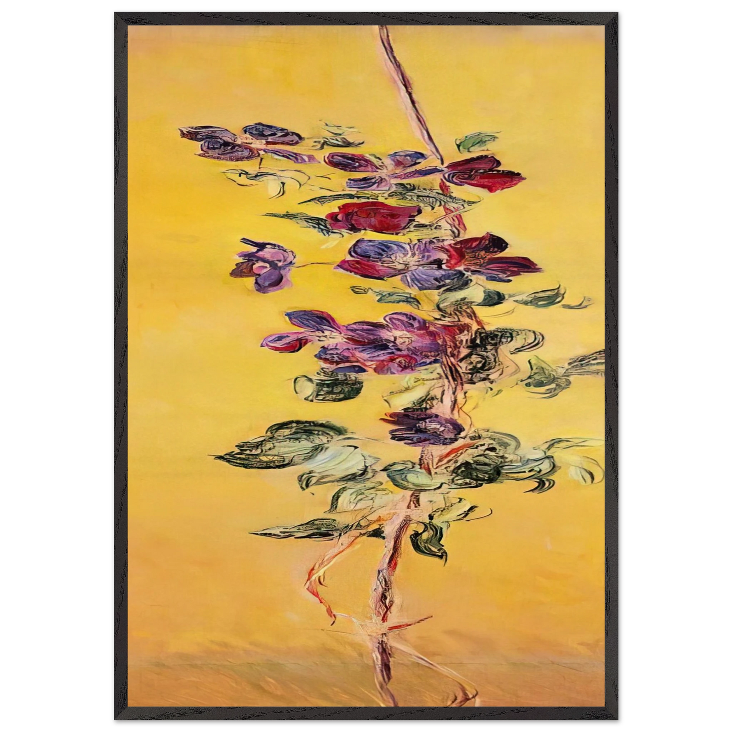 Cobeas - claude monet Framed Art Print – Black Wooden Frame - Default Title - -Framed Art Print