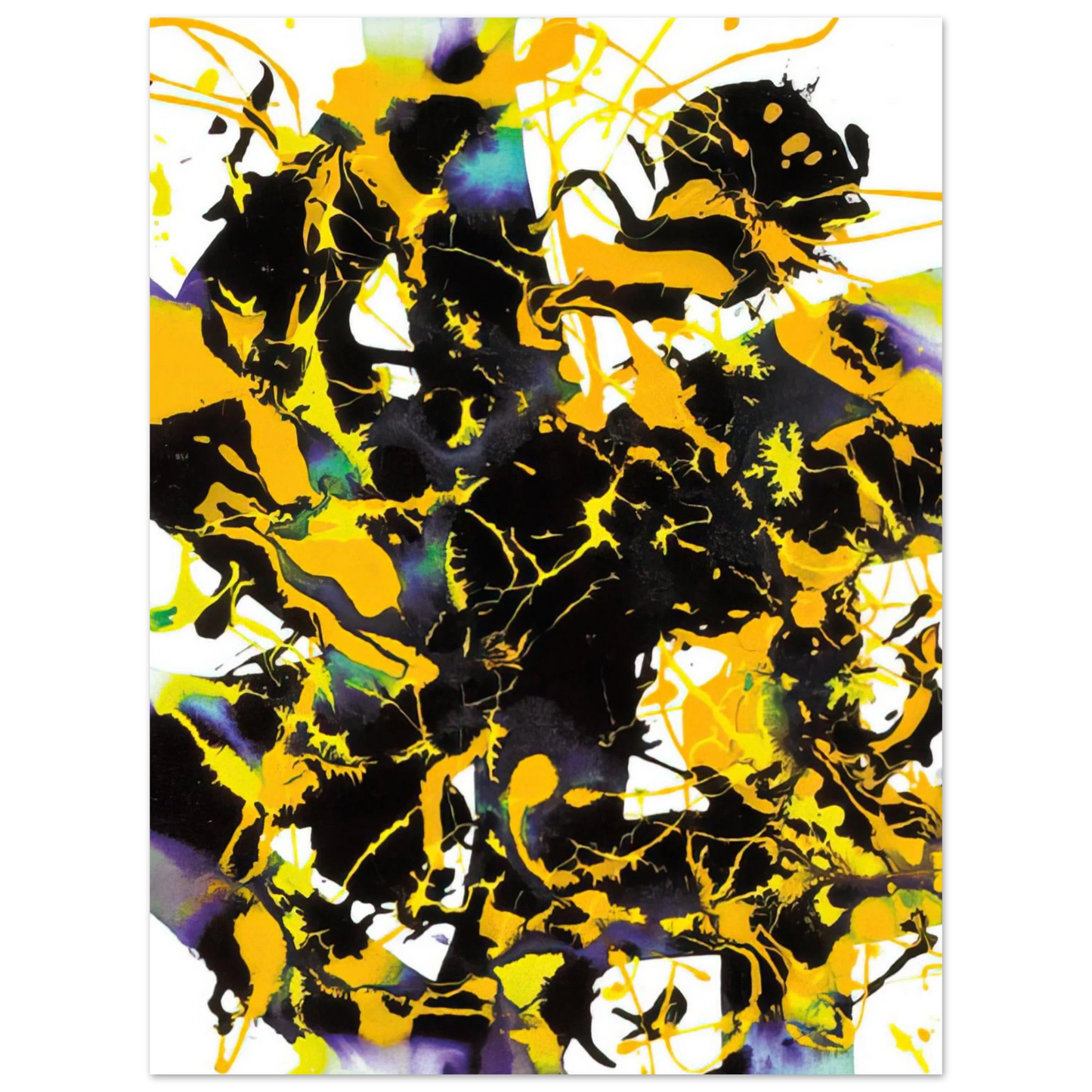 Sam Francis - Untitled SFP94-53 SFF 1727 Fine Art Poster - Default Title