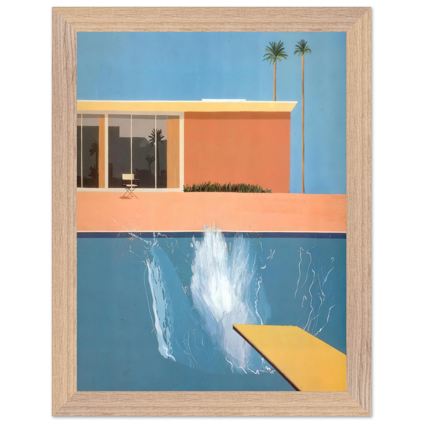 David Hockney - David Hockney Wall art - A3 (29.7 x 42 cm) - Fine Art Poster - -