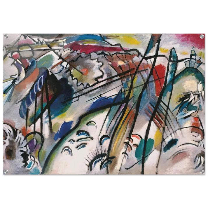 IMPROVISATION 28 SECOND VERSION 1912 - Wassily Kandinsky Acrylic Print - 70x100 cm / 28x40″ inches