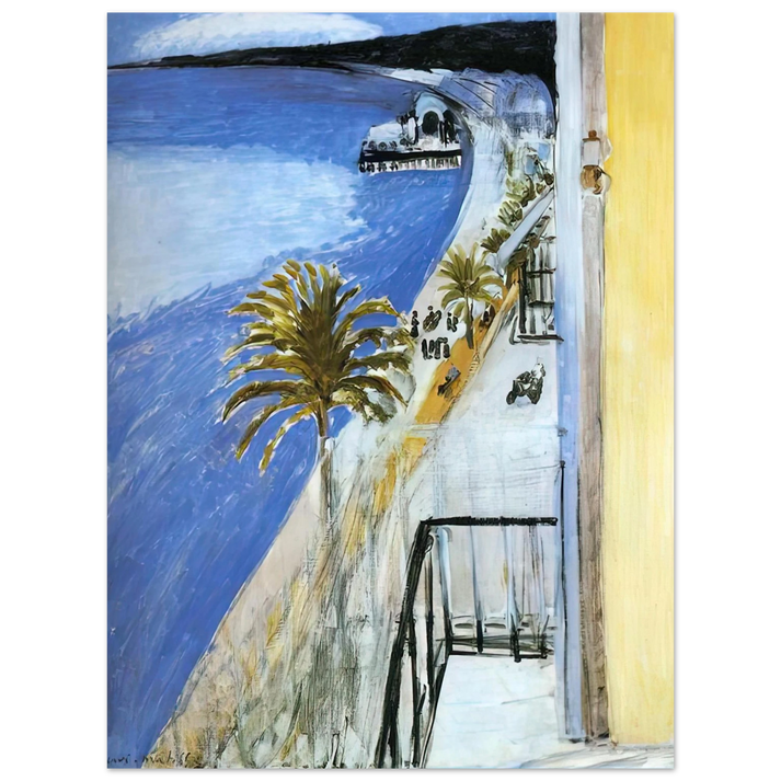 Henri Matisse - THE BAY OF NICE 1918 75x100 cm / 30x40inches Fine Art Poster