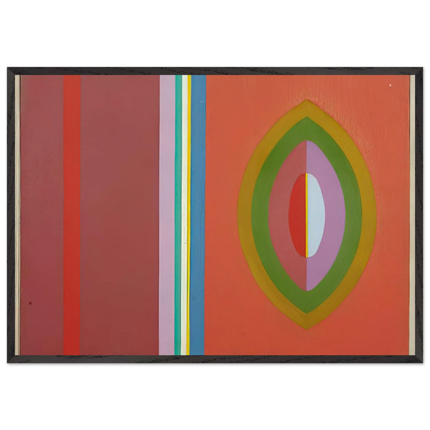 Quiet - 1965 - John Ferren Framed Art Print – Black Wooden Frame - Default Title - -Framed Art Print