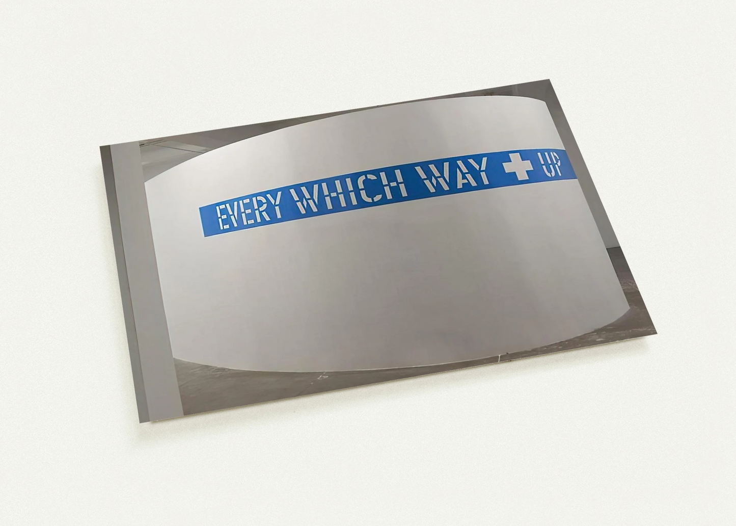 Every Which Way Up - 2010 By Lawrence Weiner Pack of 10 Post Cards | Lawrence Weiner Post Cards | A6 (10.5 x 14.8 cm) - 4.1 x 5.8 inches