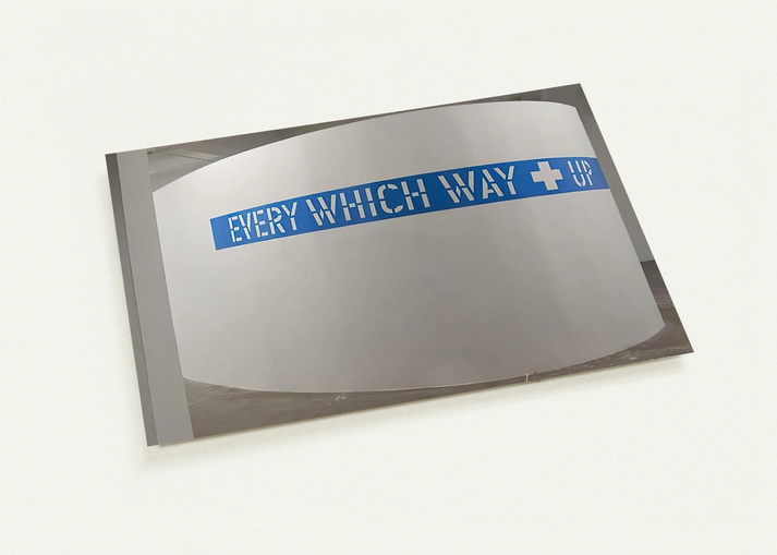 Every Which Way Up - 2010 By Lawrence Weiner Pack of 10 Post Cards | Lawrence Weiner Post Cards | A6 (10.5 x 14.8 cm) - 4.1 x 5.8 inches