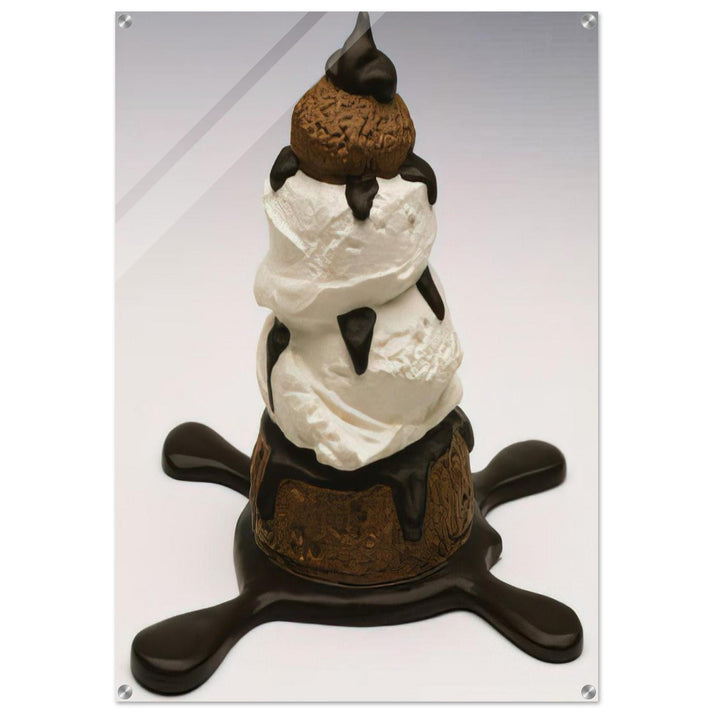 PROFITEROLE 1990 - Claes Oldenburg Acrylic Print - 70x100 cm / 28x40″ inches | Claes Oldenburg Wall Art | Claes Oldenburg Prints