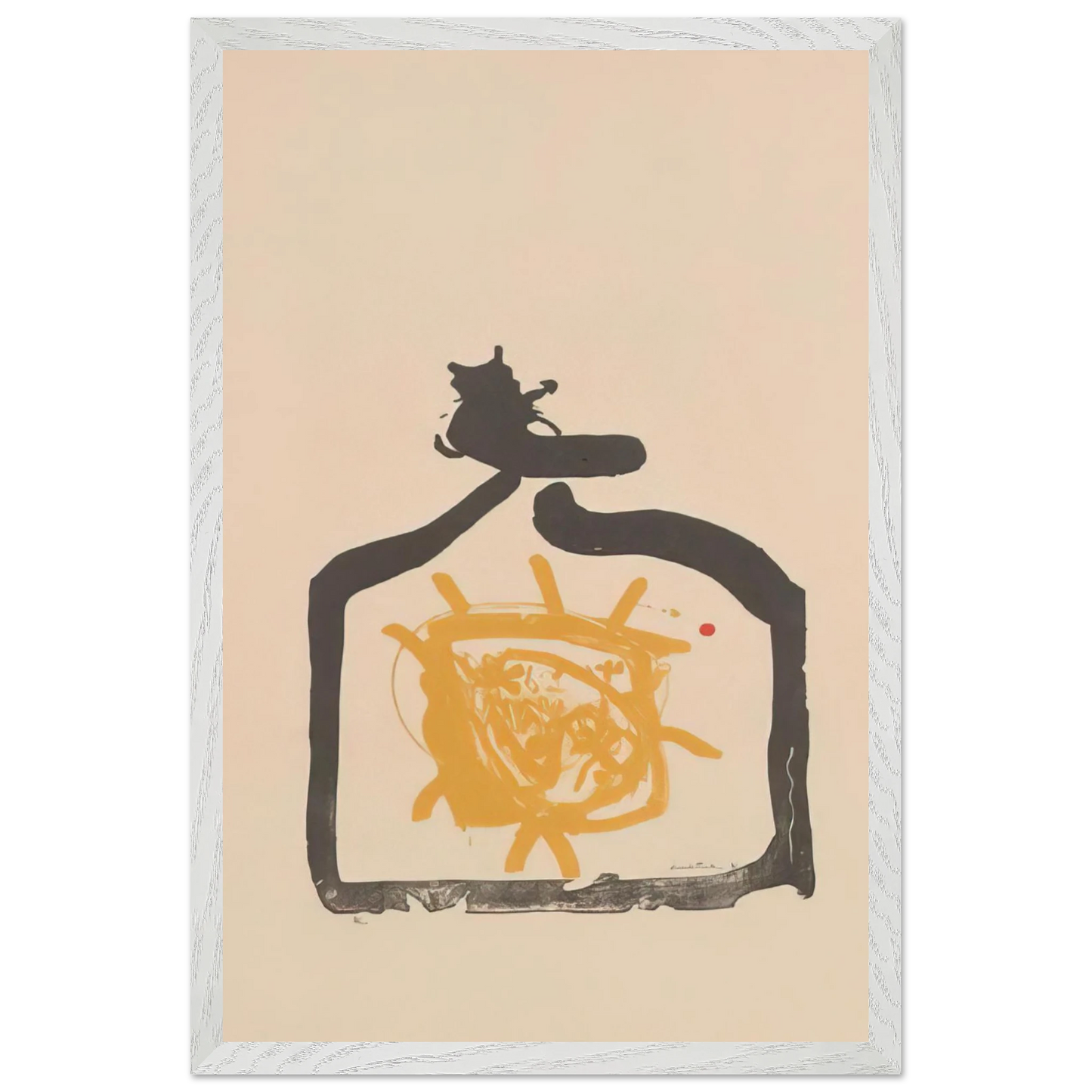 Helen Frankenthaler - May 26th Backwards - 1961 Wall art - A3 (29.7 x 42 cm) - Premium Wooden Framed Poster With Fine Art Paper - Black frame