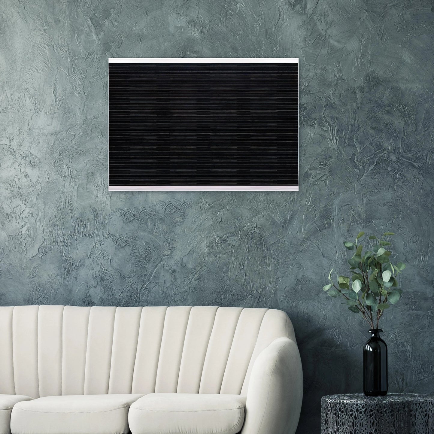 The Sea - Agnes Martin Brushed Aluminum Print - 70x100 cm / 28x40 inches | Agnes Martin Aluminum Print | Agnes Martin Prints