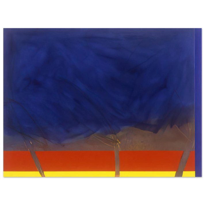 Ronnie Landfield - All Night - 1989 75x100 cm / 30x40inches Fine Art Poster
