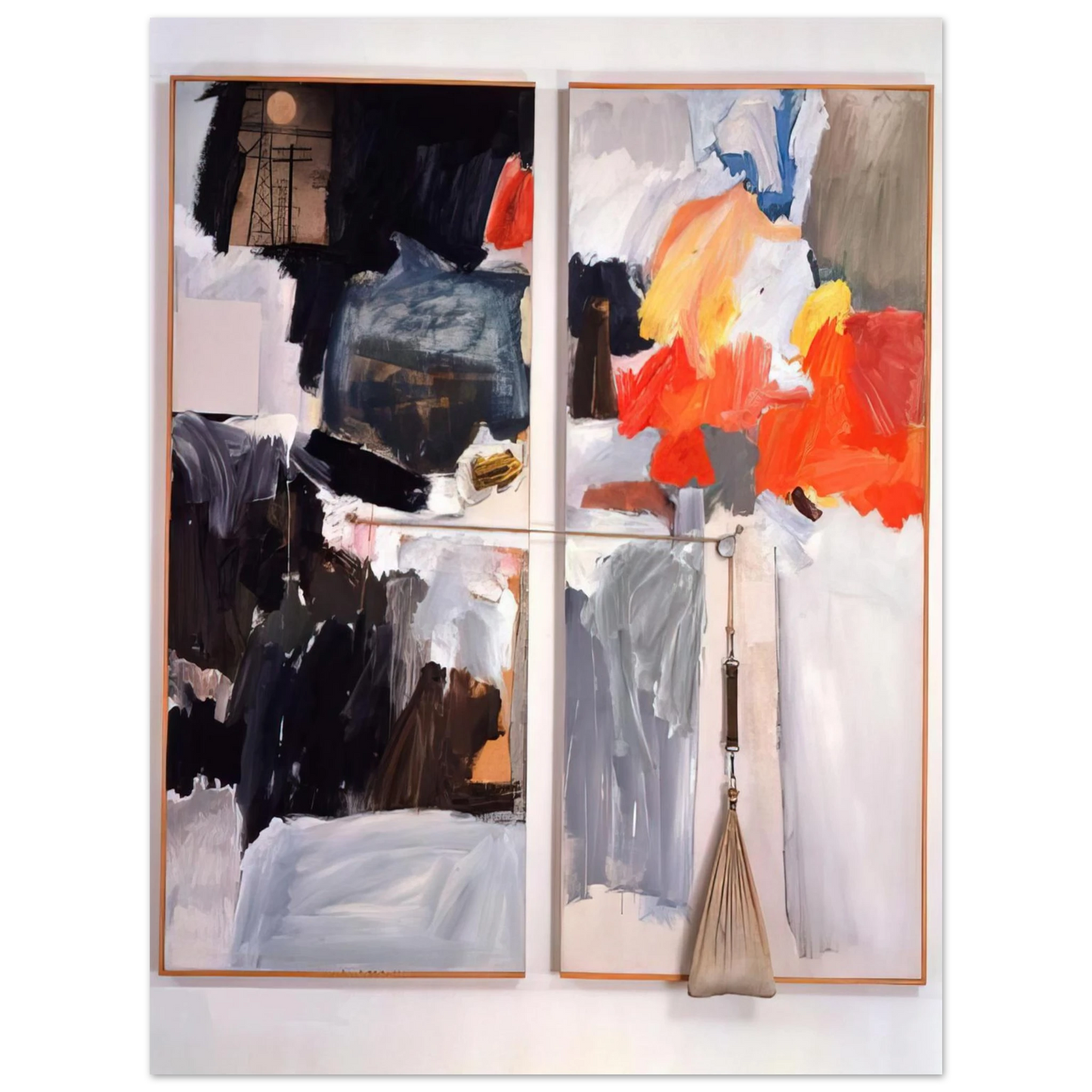 Robert Rauschenberg - STUDIO PAINTING 1961 Fine Art Poster - Default Title