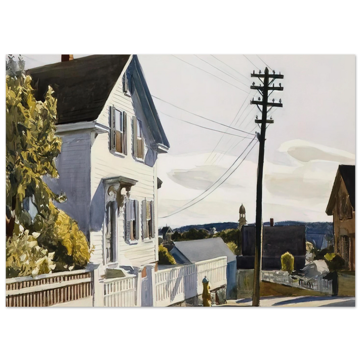 Edward Hopper - Adam s House Fine Art Poster