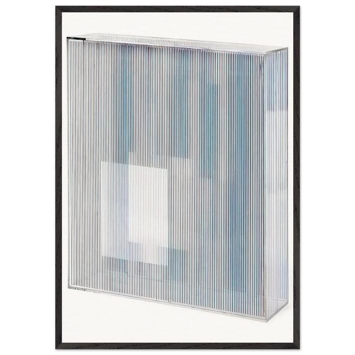 LA BOITE 1967 - Jesus Rafael Soto 70x100 cm / 28x40 inches Framed Art Print – Black Wooden Frame