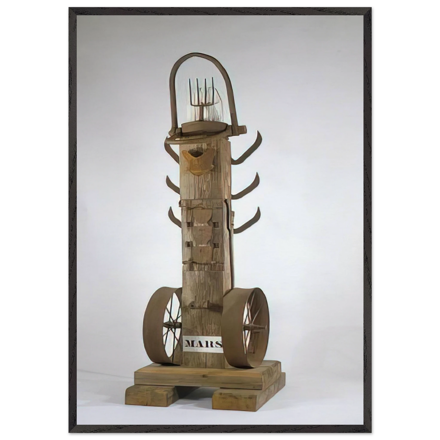 Mars - Robert Indiana Framed Art Print – Black Wooden Frame - Default Title - -Framed Art Print