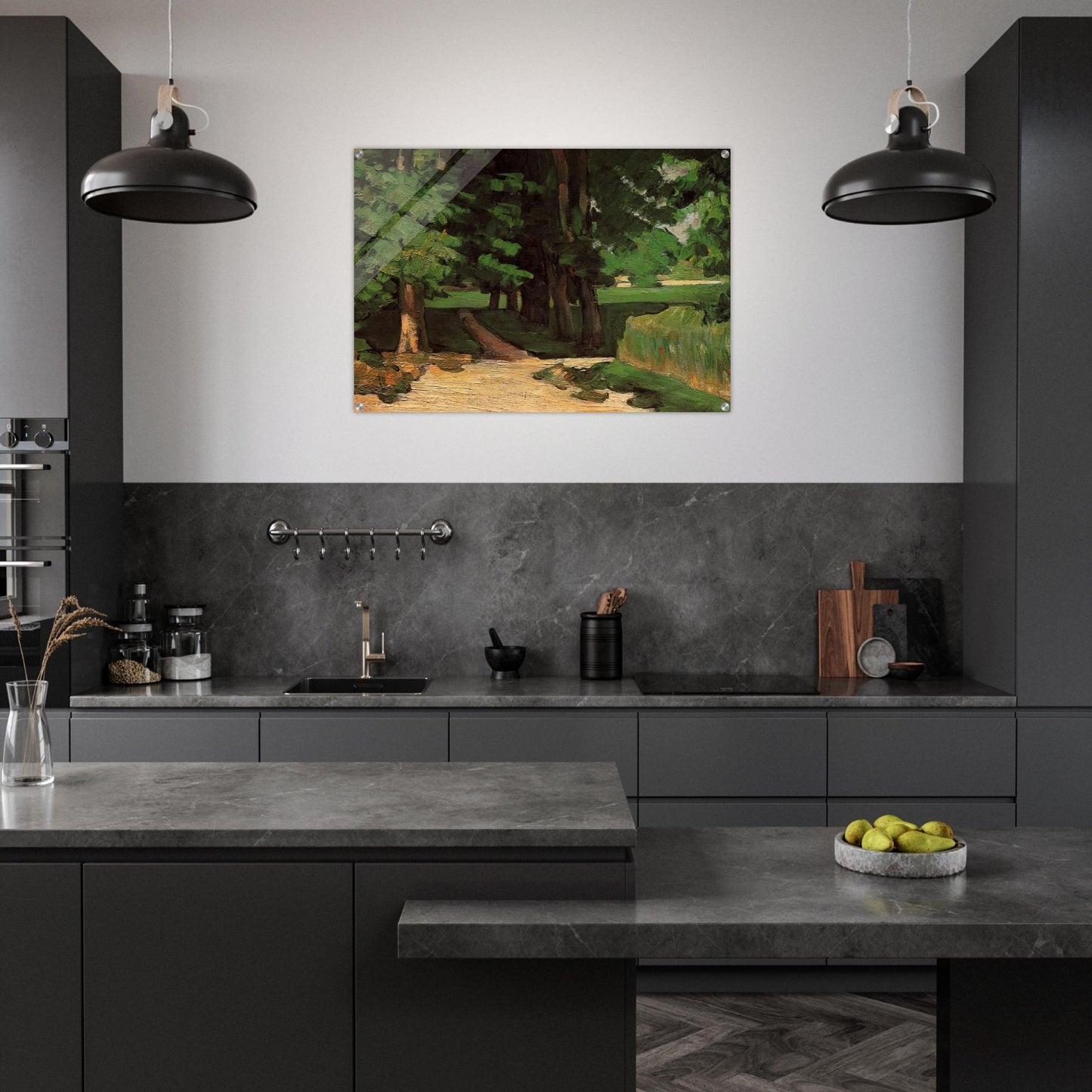 Lane of Chestnut Trees at the Jas de Bouffan - Paul Cézanne Acrylic Print - 70x100 cm / 28x40″ inches