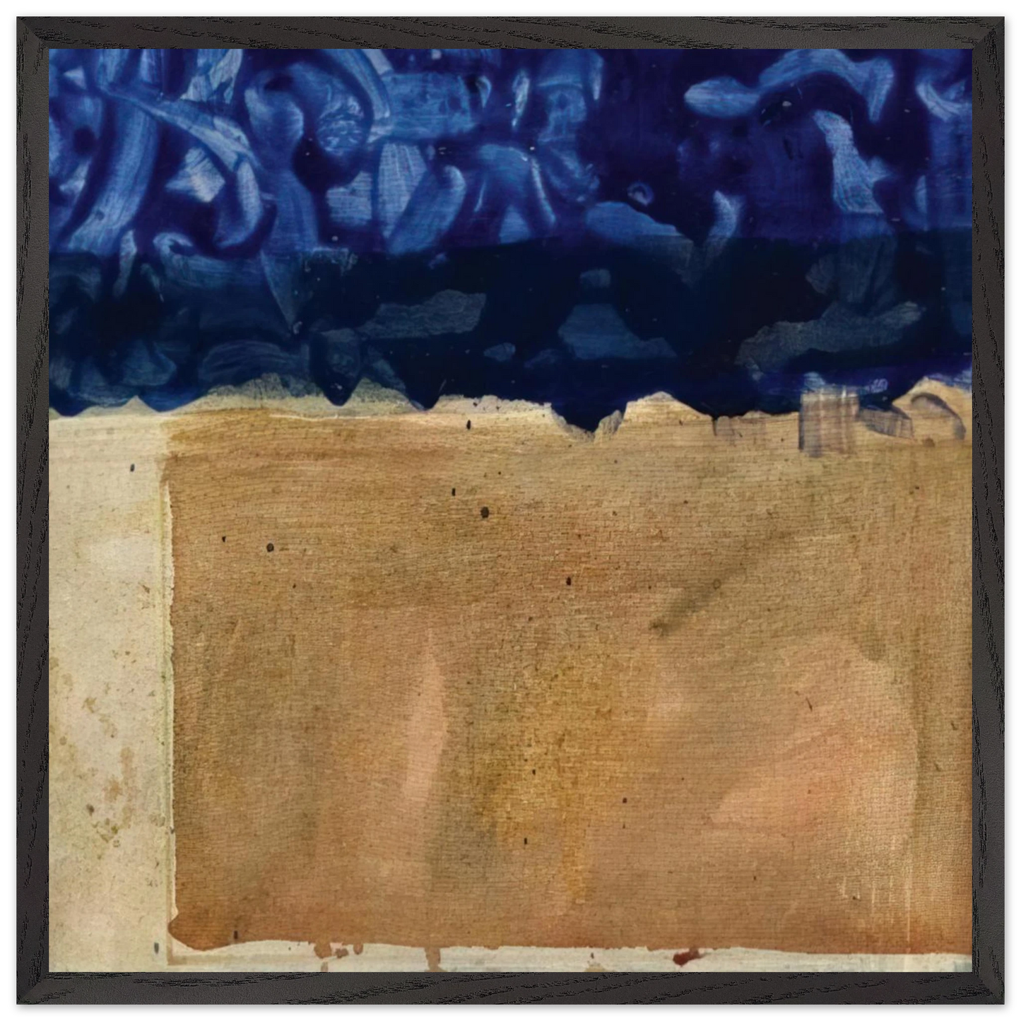 Helen Frankenthaler - Shoreline - 1952 Wall art - 40x40 cm / 16x16 inches - Fine Art Poster - -