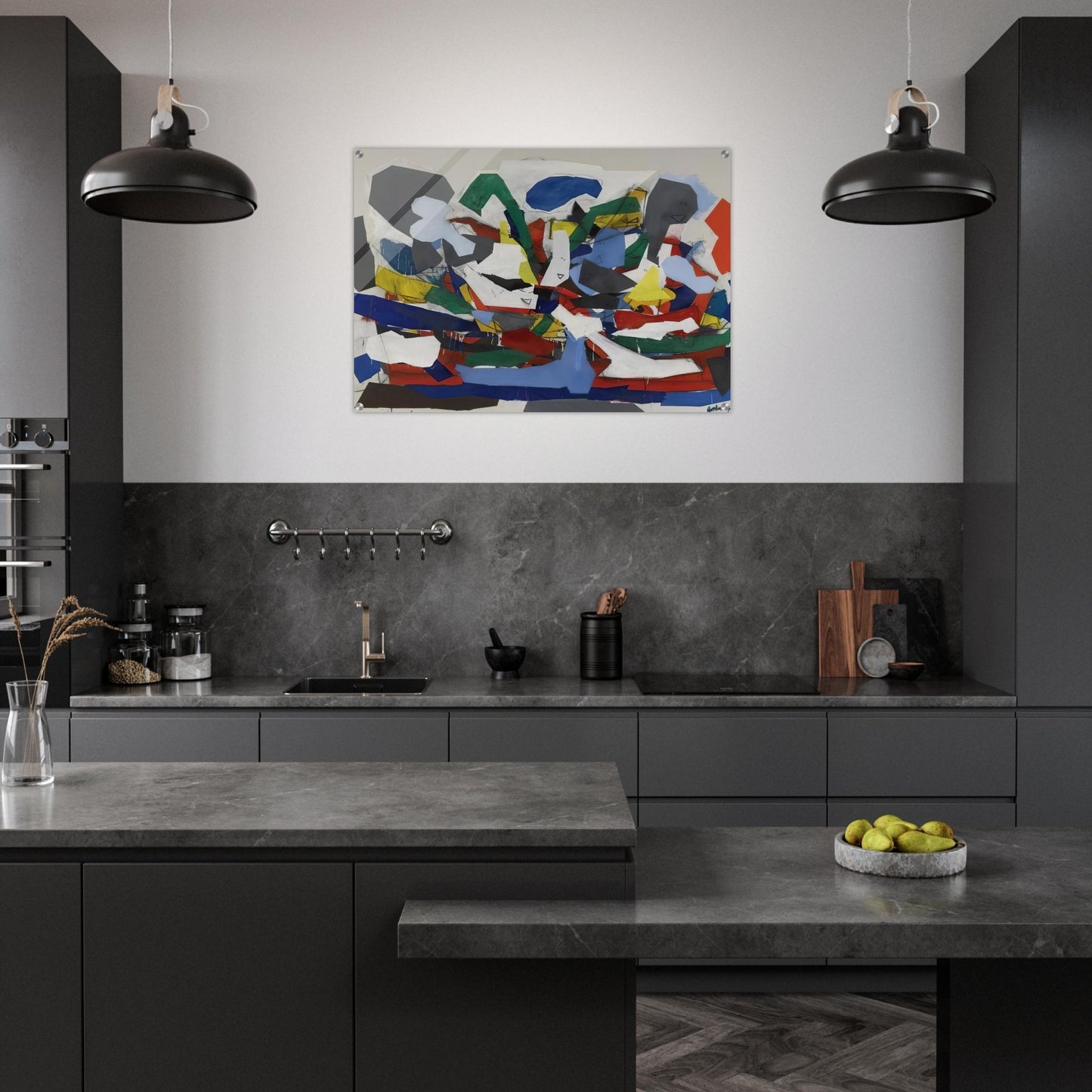 Adventure II - 1963 - Robert Goodnough Acrylic Print - 70x100 cm / 28x40″ inches | Robert Goodnough Wall Art | Robert Goodnough Prints