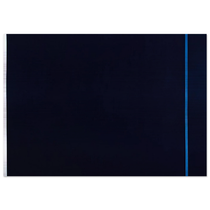 Midnight Blue - Barnett Newman Brushed Aluminum Print - 70x100 cm / 28x40 inches | Barnett Newman Aluminum Print | Barnett Newman Prints
