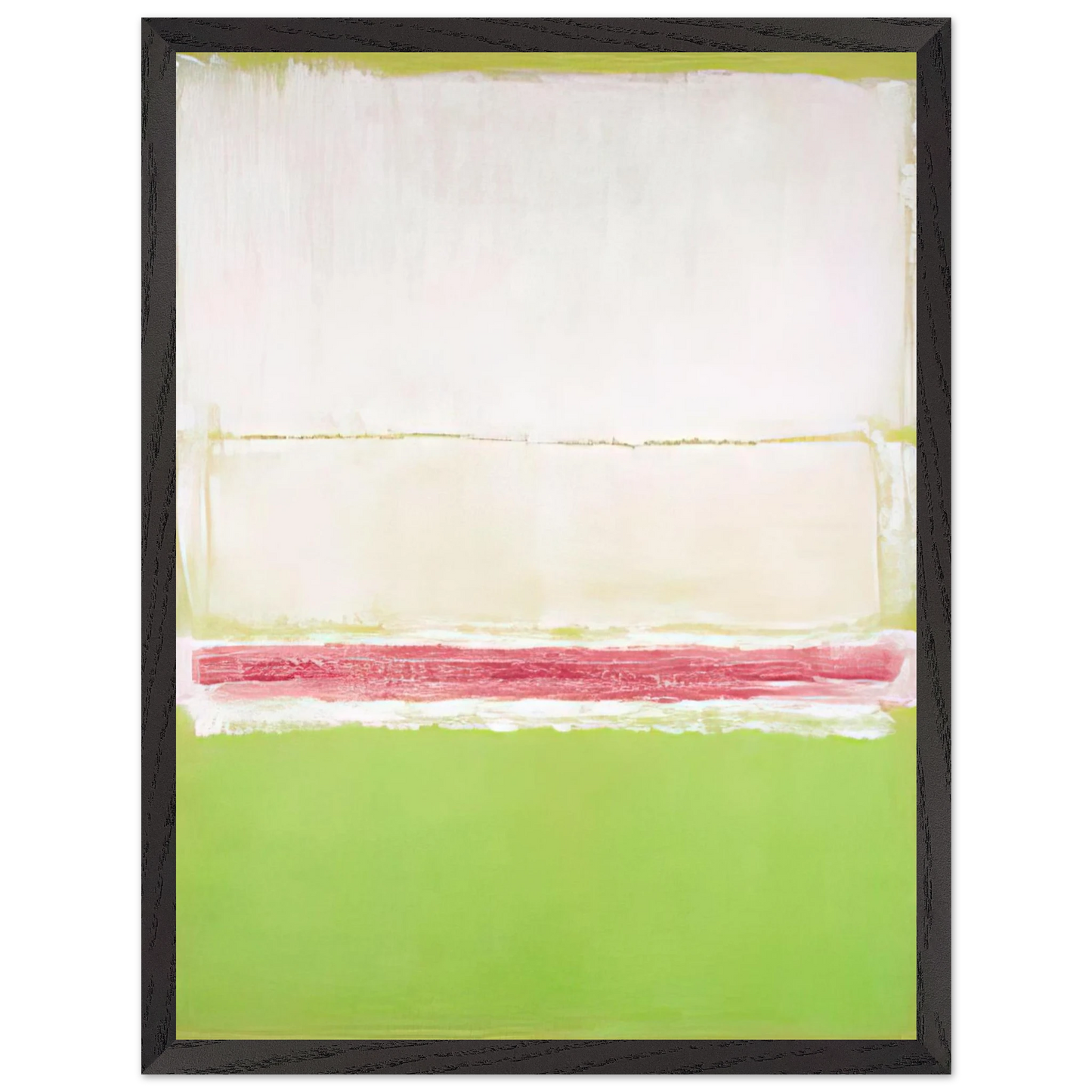 Mark Rothko - No. 2 No. 7 and No. 2 - 1951 Wall Art - 60x80 cm / 24x32 inches - Premium Wooden Framed Poster With Fine Art Paper - Wood frame