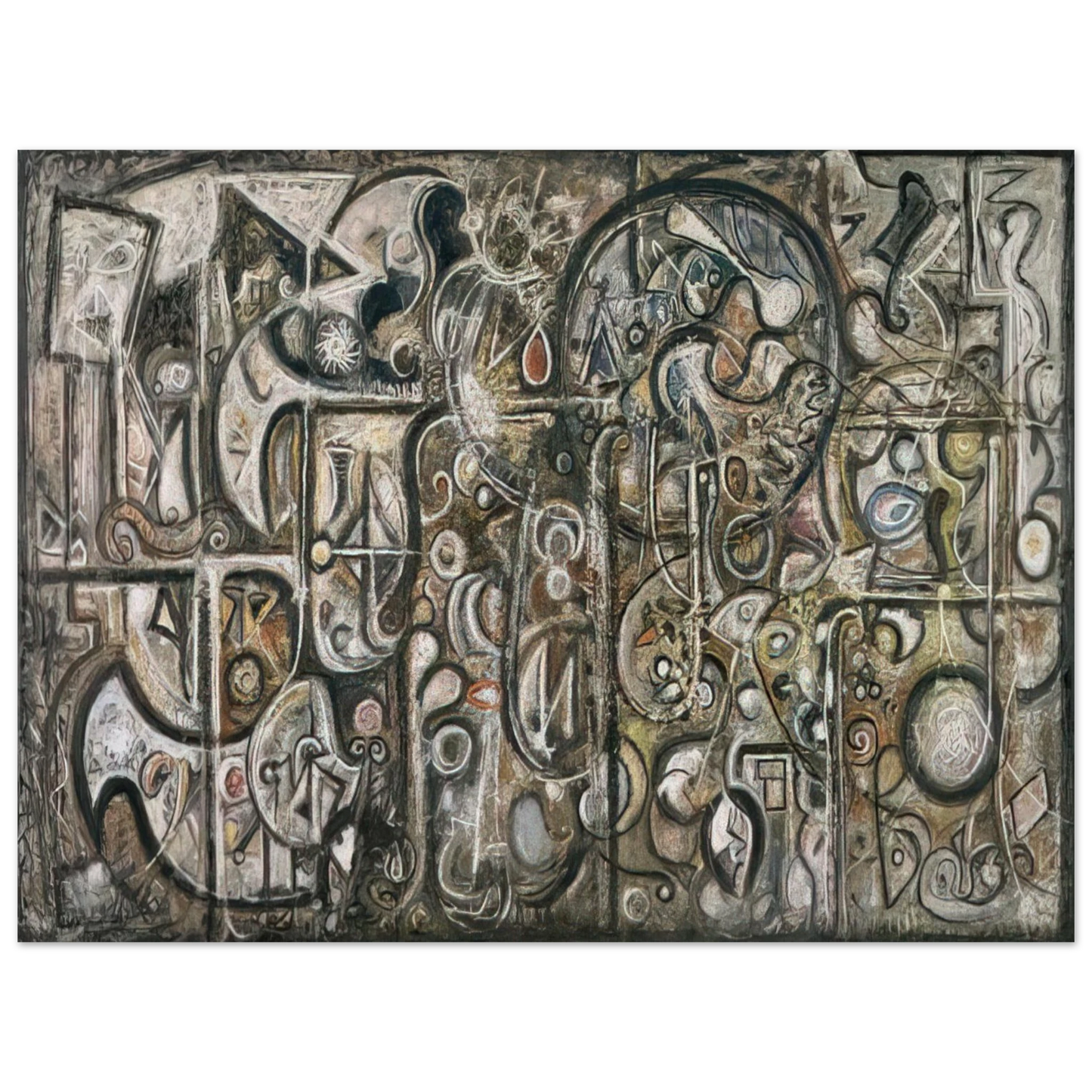Richard Pousette-Dart - Symphony No. 1, The Transcendental Fine Art Poster - Default Title