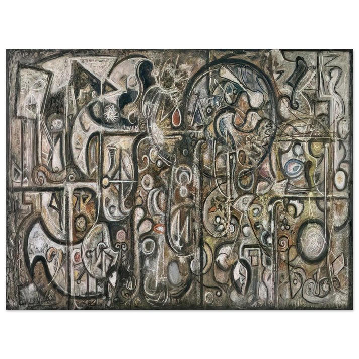 Richard Pousette-Dart - Symphony No. 1, The Transcendental 75x100 cm / 30x40inches Fine Art Poster