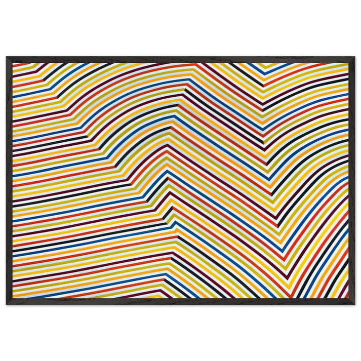 Retine ma jolie - Marcel Barbeau 70x100 cm / 28x40 inches Framed Art Print – Black Wooden Frame