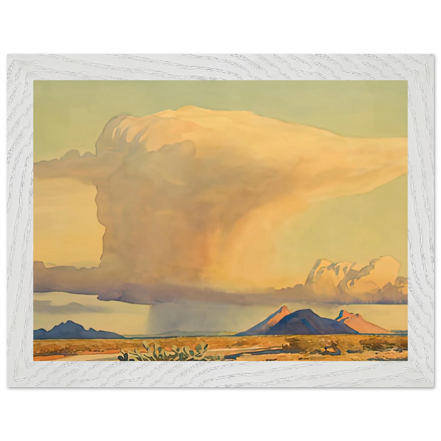 Maynard Dixon - DROUGHT AND DOWNPOUR 1944 Wall art - 20x25 cm / 8x10 Inches - Fine Art Poster - -