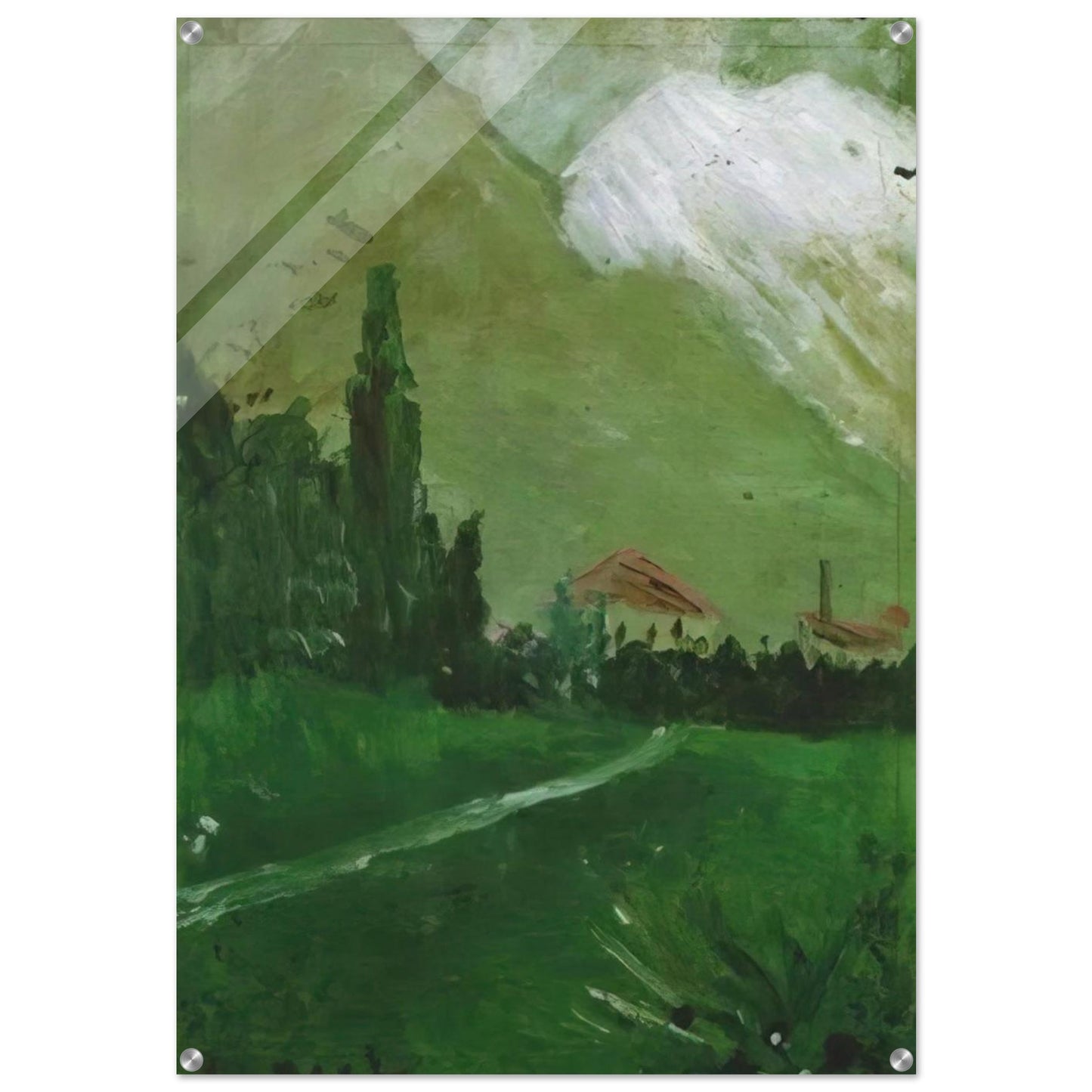 LANDSCAPE NEAR FIGUERAS - Salvador Dali Acrylic Print - 70x100 cm / 28x40″ inches