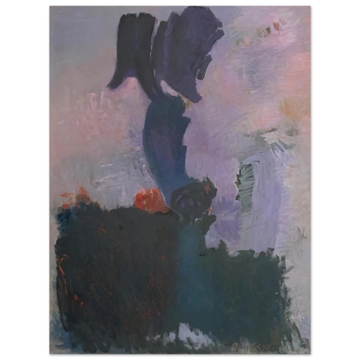 Adja Yunkers - Embroidered Halo - 1958 75x100 cm / 30x40inches Fine Art Poster