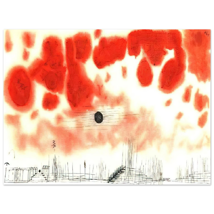 Paul Klee - CLOUDS OVER BOR 1940 75x100 cm / 30x40inches Fine Art Poster