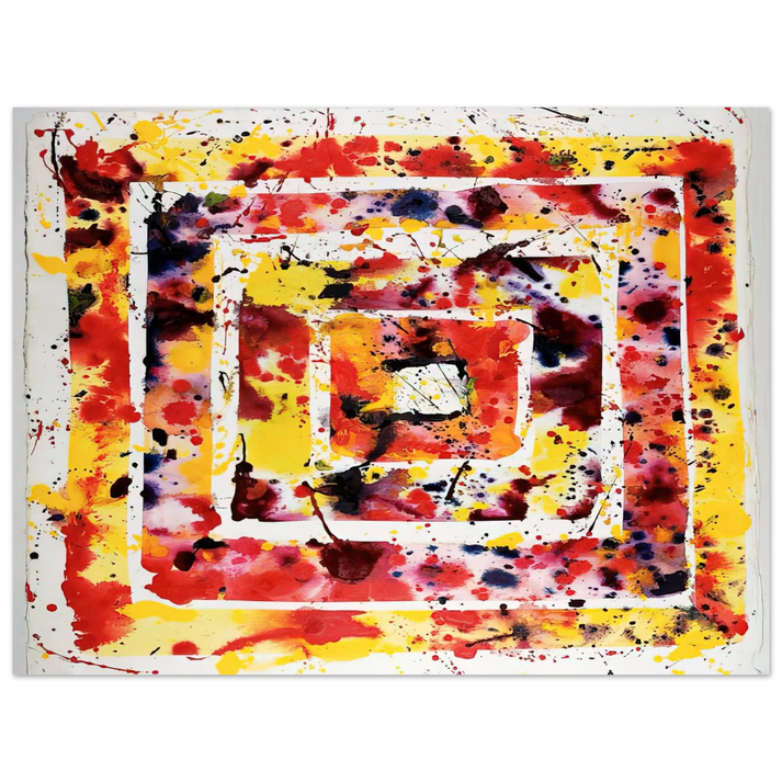 Sam Francis - Untitled Mandala 75x100 cm / 30x40inches Fine Art Poster