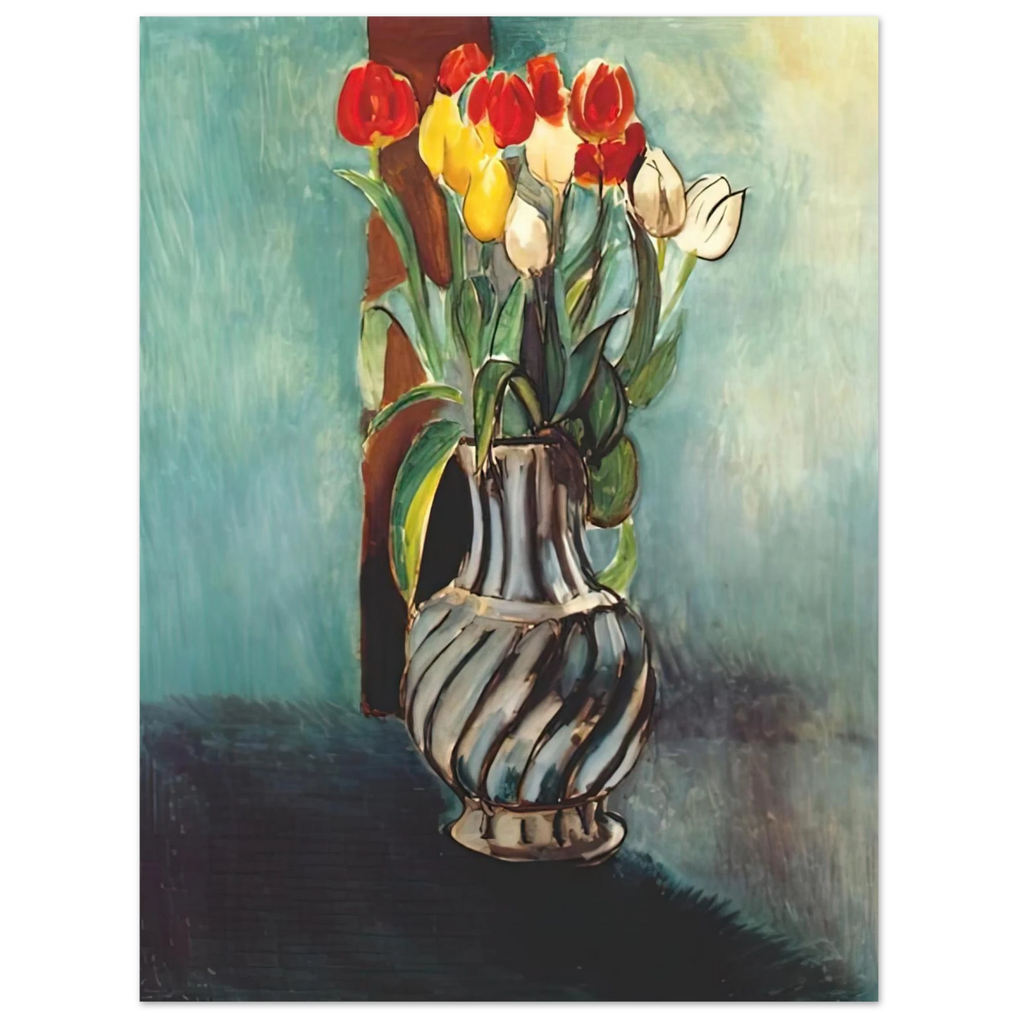 Henri Matisse - ME MYSELF STENDHAL VASE OF TULIPS 1914 Fine Art Poster - Default Title