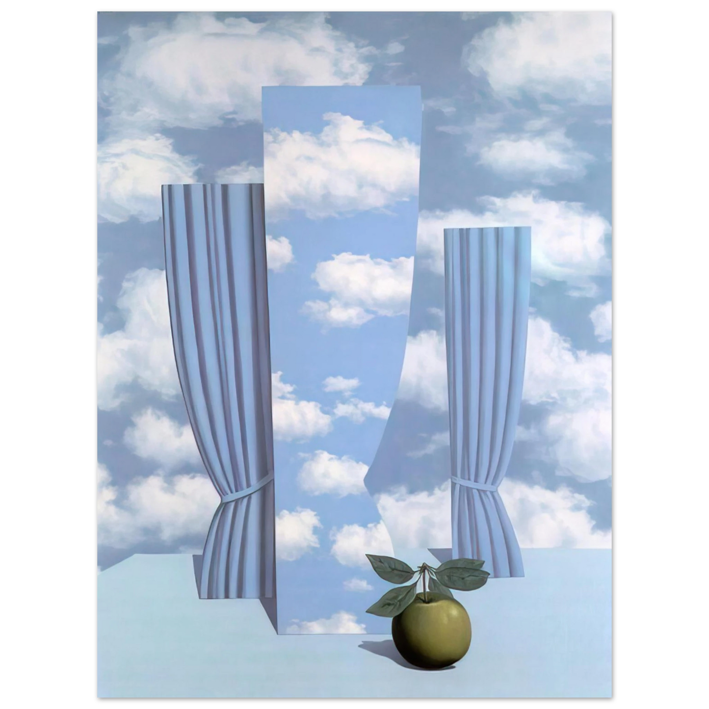 Rene Magritte - BEAUTIFUL WORLD 1962 Fine Art Poster - Default Title