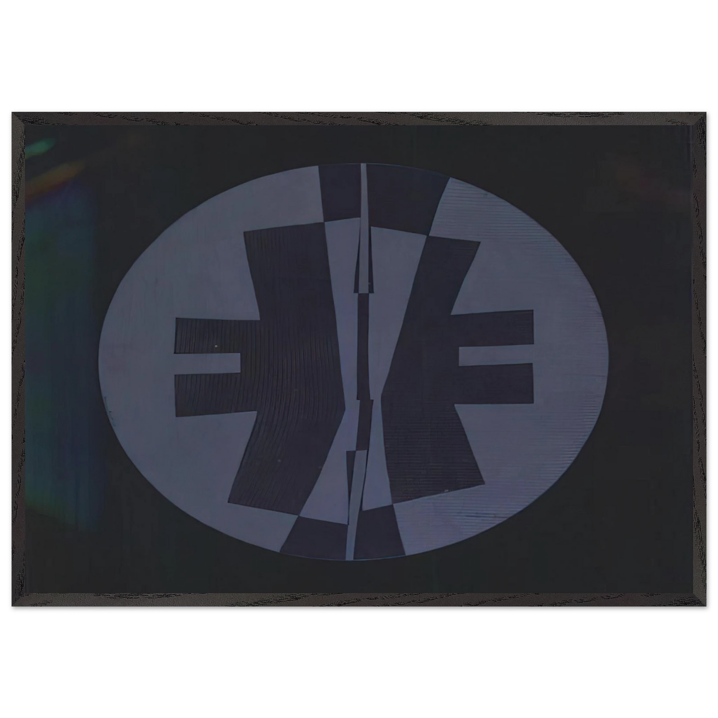 Moonscape - 1969 - Jimmy Ernst 70x100 cm / 28x40 inches Framed Art Print – Black Wooden Frame