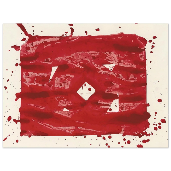 Sam Francis - Untitled - SF78-235 75x100 cm / 30x40inches Fine Art Poster