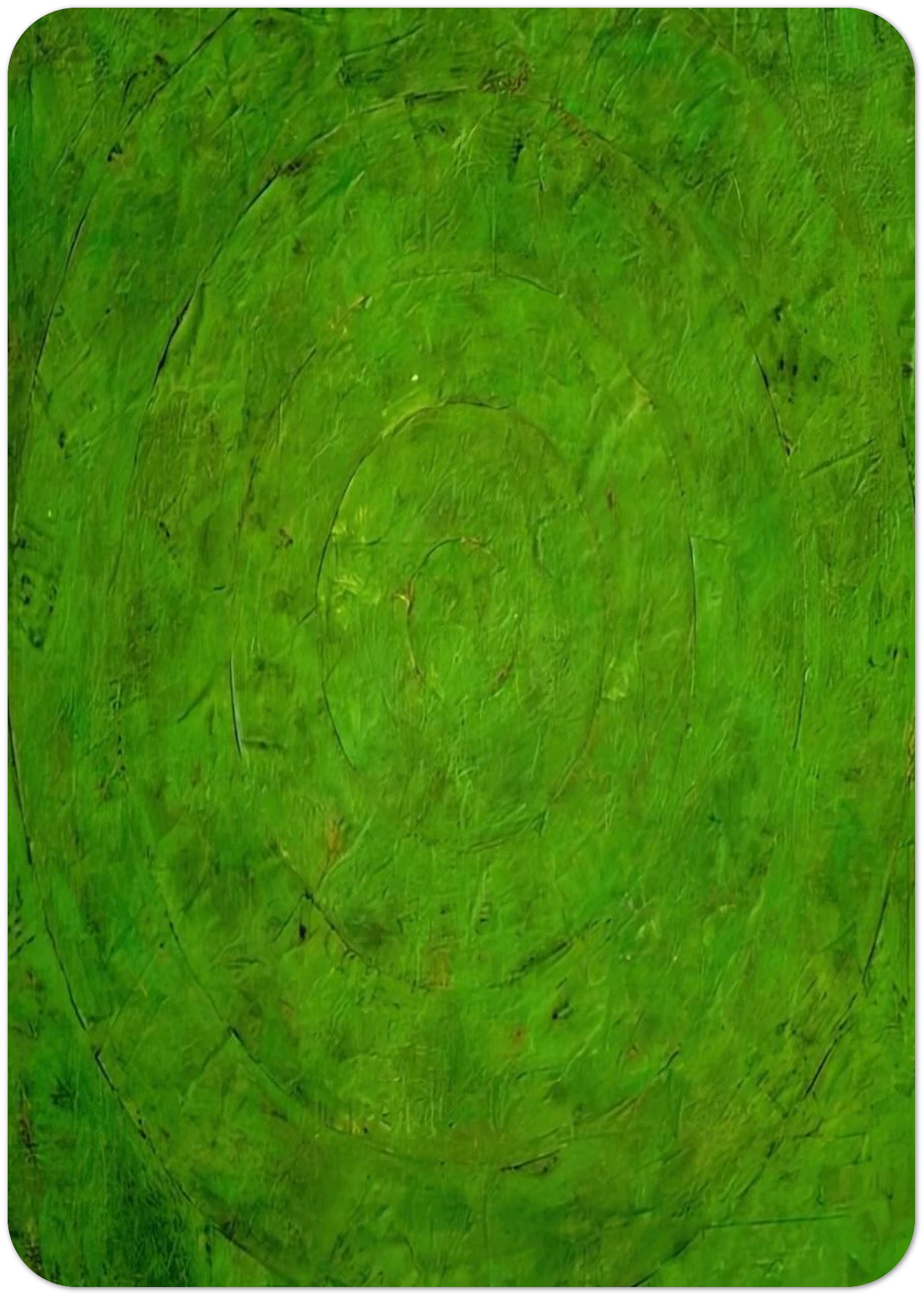 GREEN TARGET By Jasper Johns Pack of 10 Post Cards | Jasper Johns Post Cards | A6 (10.5 x 14.8 cm) - 4.1 x 5.8 inches