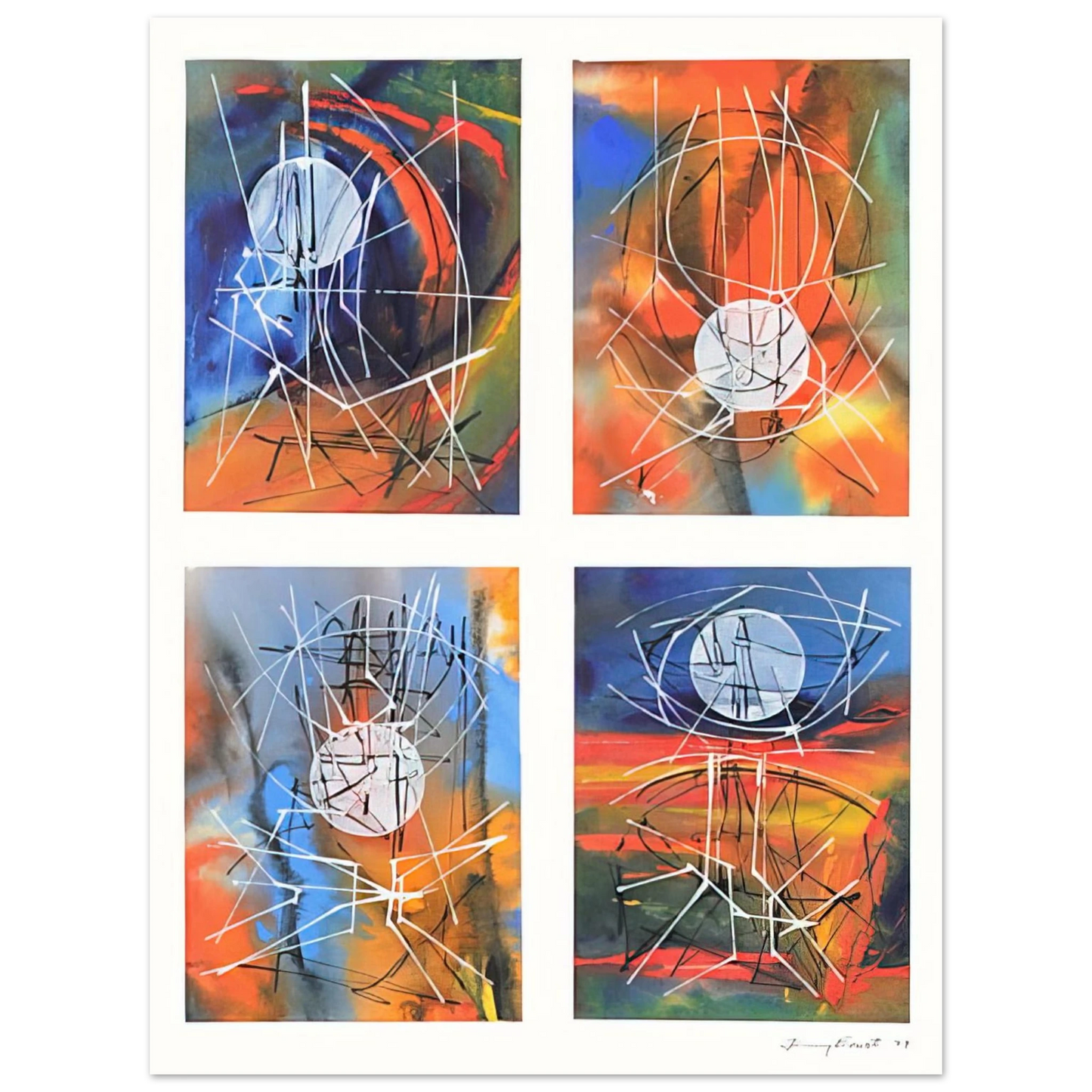 Jimmy Ernst - Four Days - 1979 Fine Art Poster - Default Title