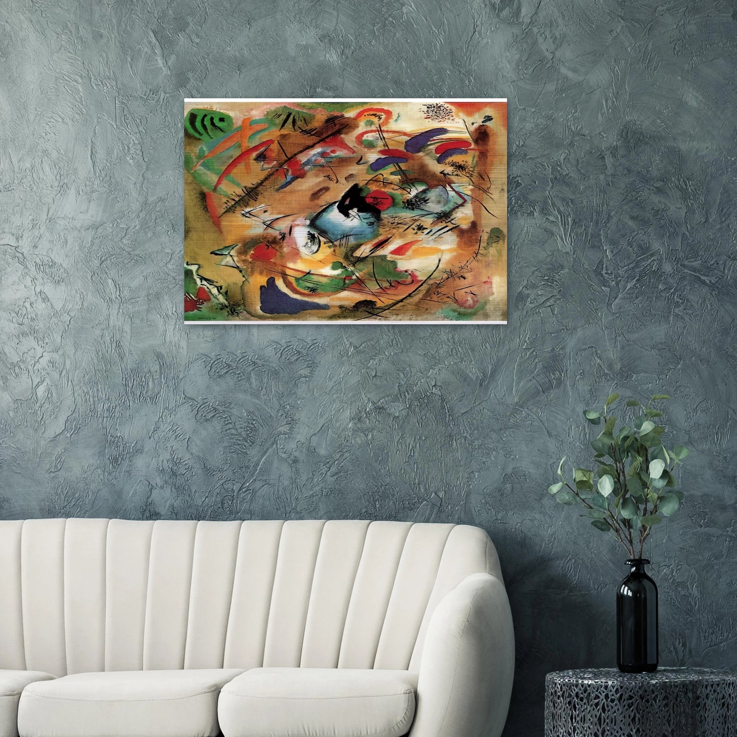 IMPROVISATION DREAMY 1913 - Wassily Kandinsky Brushed Aluminum Print - 70x100 cm / 28x40 inches | Wassily Kandinsky Aluminum Print | Wassily Kandinsky Prints
